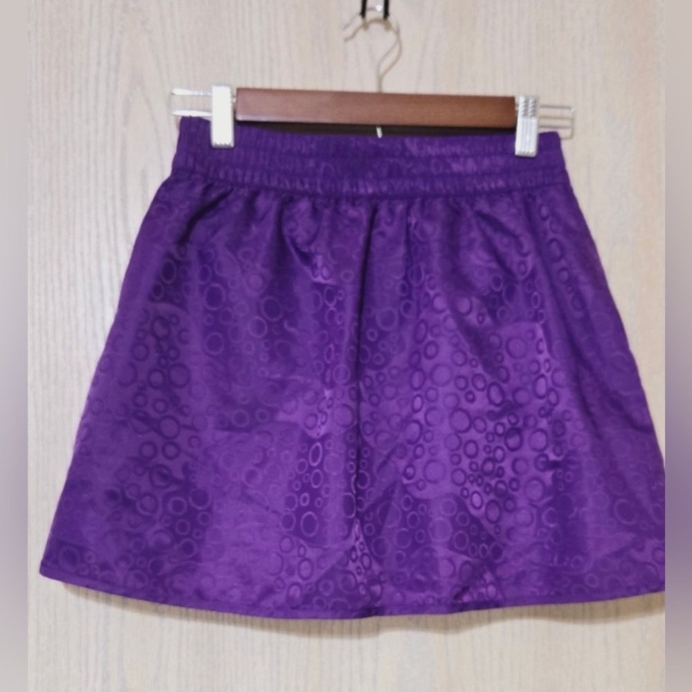 Outdoor Voices Purple Bubble Pattern Skort XS NWT Built-in Shorts Athletic Skirt - Picture 3 of 7
